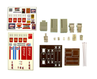 ShowCase Miniatures 2323 - HO Scale Convenience Store Accessories
