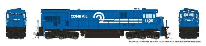Rapido 42509 - HO GE C30-7 - DCC & Sound - Conrail #6600