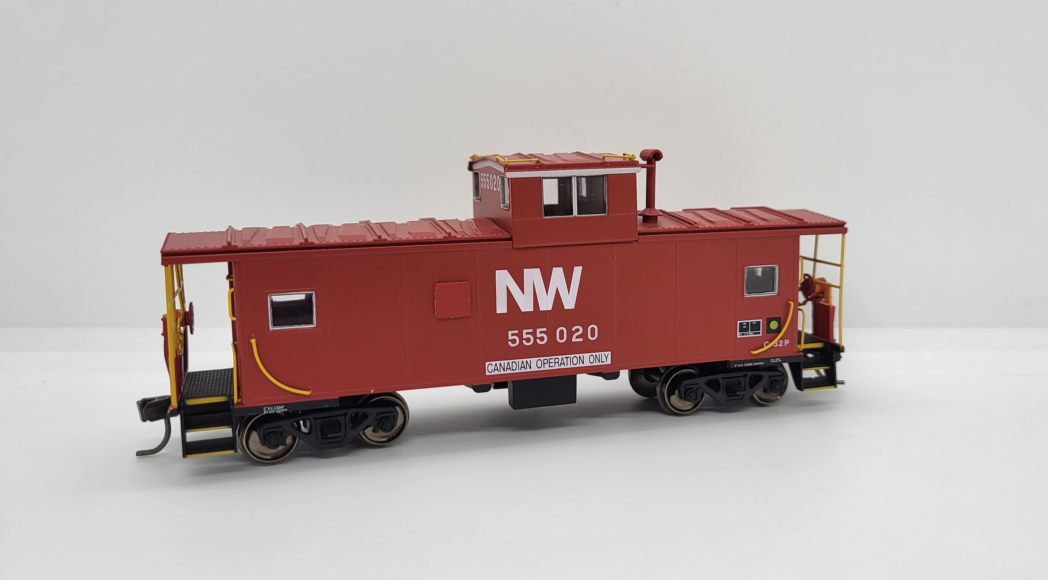 Otter Valley Railroad 9 - HO Standard Caboose - NW Canadian Operation #555009 - SPECIAL RUN!!