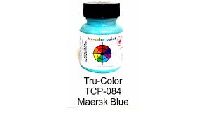 Tru Color Paint 084 - Acrylic - Maersk Sealand Blue- 1oz
