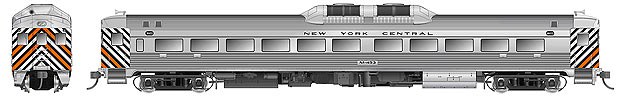 Rapido 16577 HO RDC-1- Phase 1b - American Versions - New York Central M461- DCC & Sound 