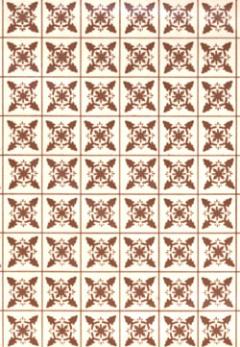 Plastruct 91861 Brown Tile Paper Sheet (2pcs pkg)