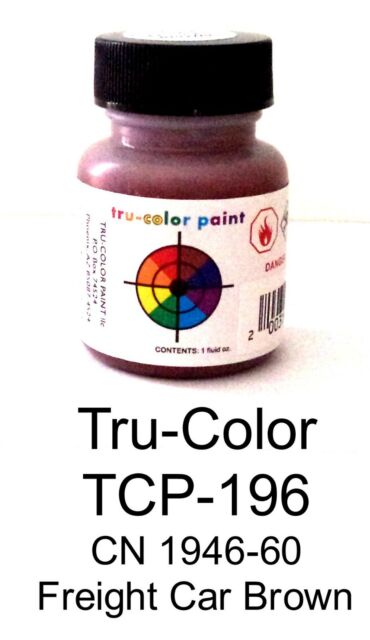 Tru Color Paint 196 - Acrylic CN 44-60 Ft Car Brown -1oz