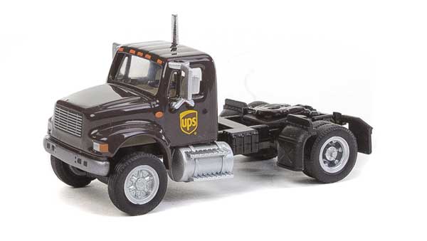 Walthers HO 11193 SceneMaster International(R) 4900 Single-Axle Semi Tractor Only - Assembled - UPS New Shield Scheme