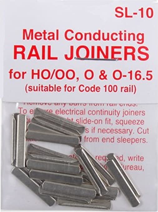 Peco SL10 - Code 100 HO North American-Style Rail Joiners (24/pkg)