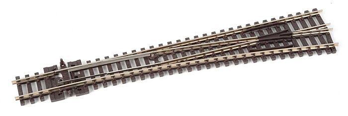 Peco SL388 - N Scale Code 80 Long Radius #8 Insulfrog Turnout - Diverging Route - Right Hand