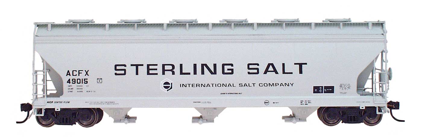 Intermountain 47026-09 HO RTR- ACF 4650 3-Bay Hopper - Sterling Salt #48970