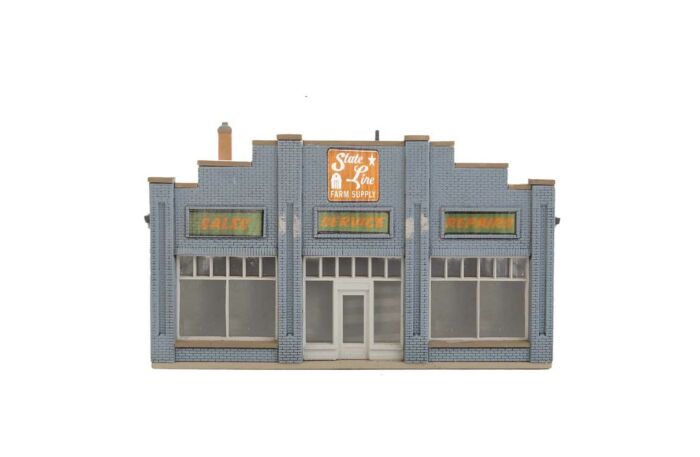 Walthers Cornerstone 3808 - N Scale State Line Farm Supply - Kit