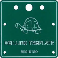 Circuitron 6190 All Scale Tortoise Drilling Template