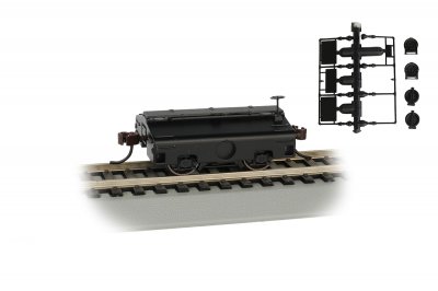 Bachmann 74405 HO  - Scale Test Weight Car - Ready to Run - Painted Unlettered - (black)