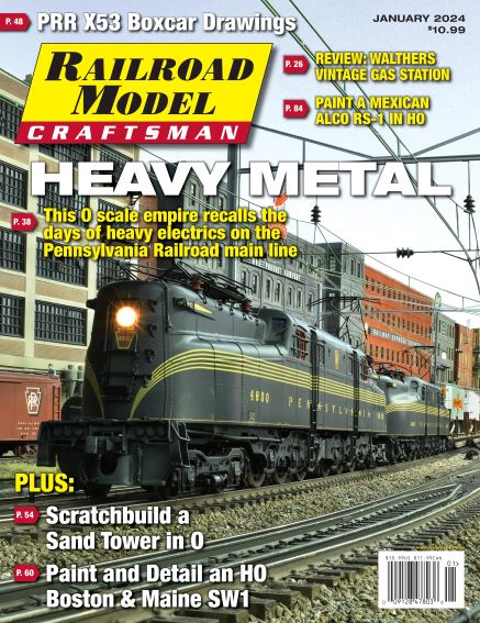 White River Productions - Railroad Model Craftsman, January 2024 - Magazine
