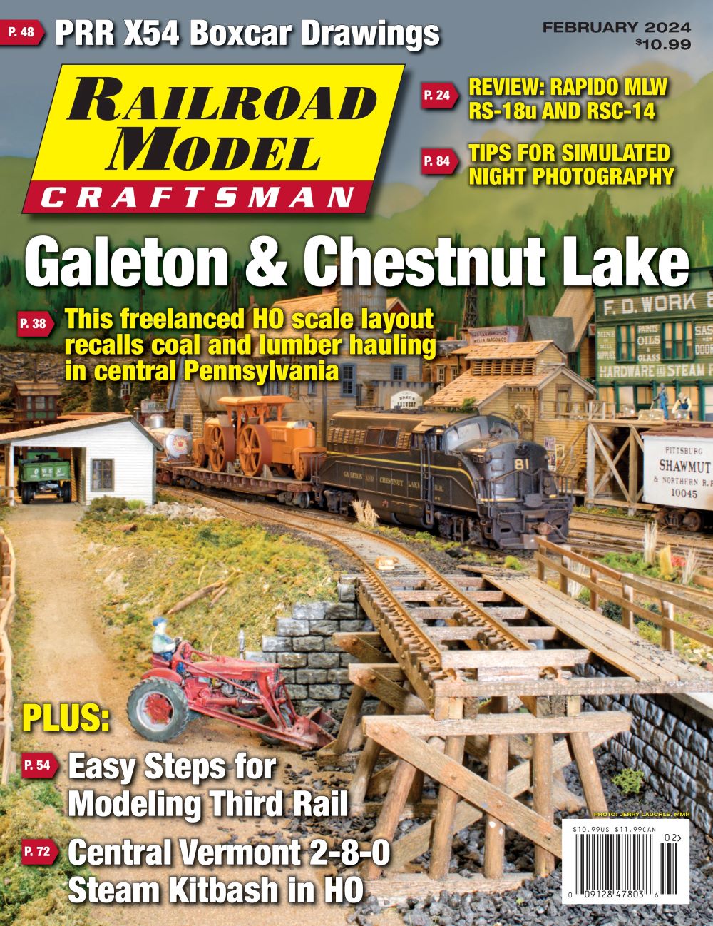White River Productions - Railroad Model Craftsman, February 2024 - Magazine