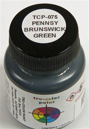 Tru Color Paint 075 - Acrylic - PRR Brunswick Green - 1oz