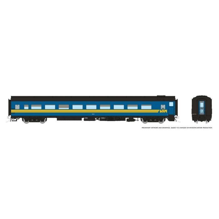 Rapido 606-100367 - HO Lightweight Coach -VIA Rail Canada #5627