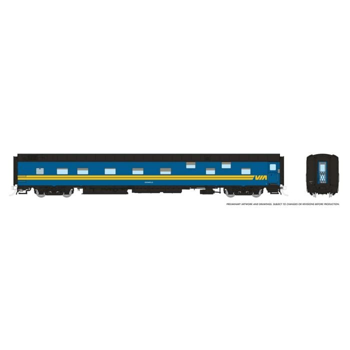Rapido 606-101152 - HO Duplex Sleeper - VIA Rail Canada #1150 / Estcourt
