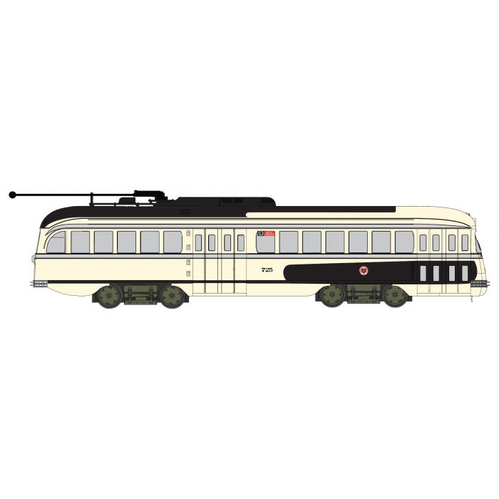 Bowser 12920 - HO Kansas City-Style Post-War PCC Streetcar - DCC & Sound - Kansas City Phase 1 #725