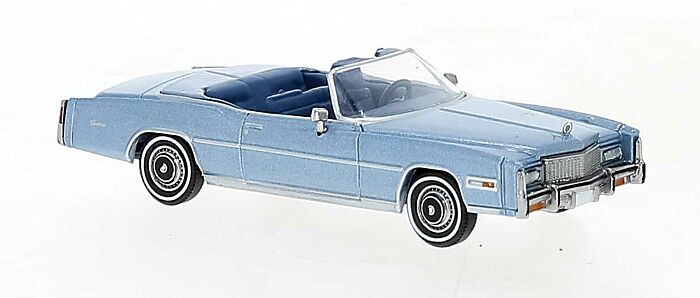 Brekina 19753 - HO 1975 Cadillac Eldorado Convertible - Blue