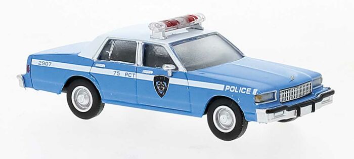 Brekina 19704 - HO 1987 Chevrolet Caprice Sedan - New York Police Department - 75th Precinct #2907