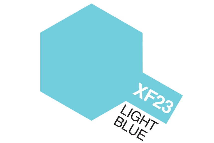 Tamiya Paints 81323 - Acrylic Flat Colors - Light Blue - 3/4oz (23mL) Bottle