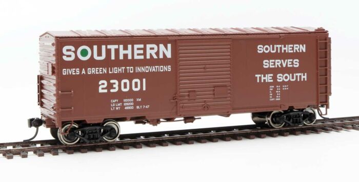 Walthers Mainline 45024 - HO 40ft ACF Modernized Welded Boxcar - Southern #23059