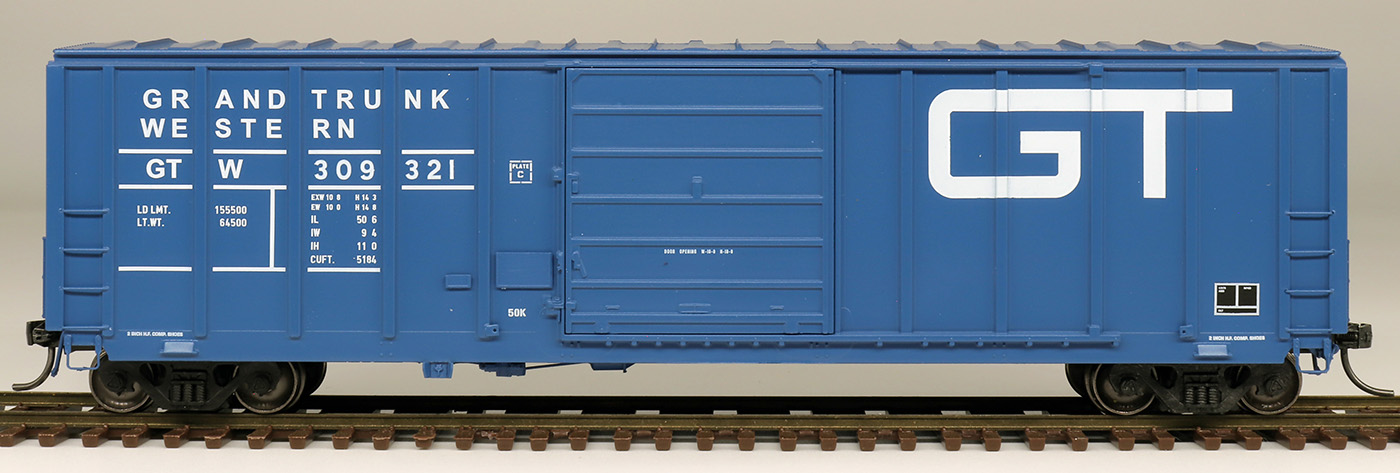 Intermountain 47523 - HO 50ft PS 5277 Cu.Ft. Exterior Post Boxcar - GTW #309321
