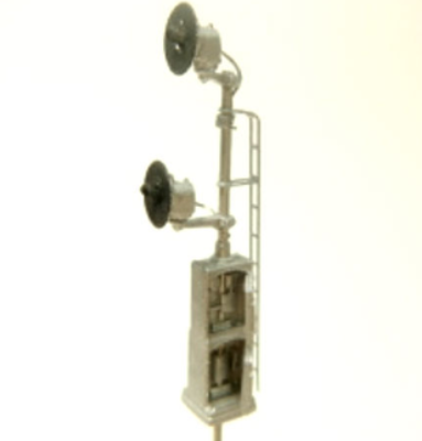 ShowCase Miniatures 516 - N Scale Double Cabinet Mount Searchlight Signal 