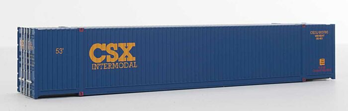 Walthers SceneMaster 8258 - HO 53ft Singamas Corrugated-Side Container - CSX