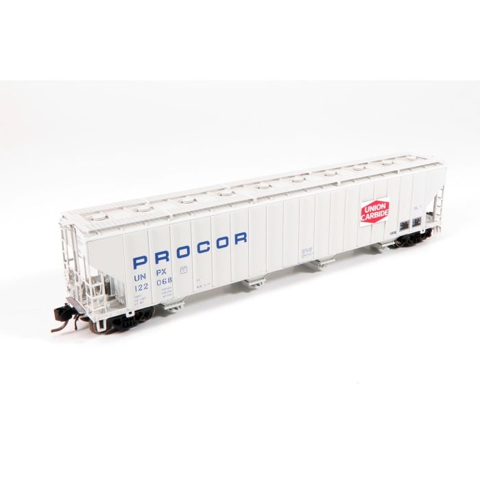 Rapido Trains 560003-1 - N Procor 5820 Covered Hopper - UNPX - Procor W/ Union Carbide #122023