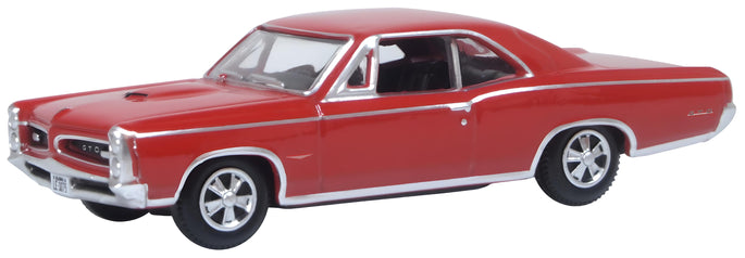Oxford Diecast 87PG66002 - HO 1966 Pontiac Montero - Red 
