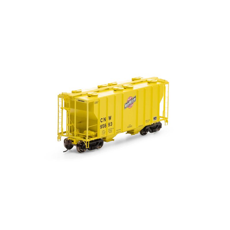 Athearn 63811 - HO  PS-2 2600 Covered Hopper - Chicago North Western - #95807