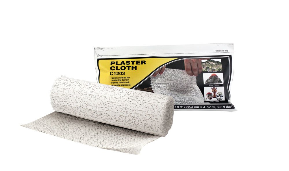 Woodland Scenics 1203 - Plaster Cloth Roll (1 roll/pkg - 8 in x 5 yd, 10 ft2)