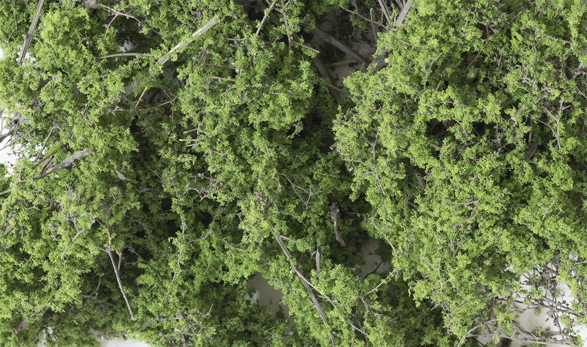 Woodland Scenics 1131 - Fine-Leaf Foliage - Medium Green (75 in3)