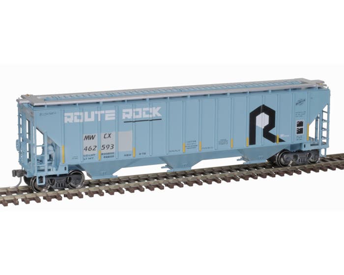 Atlas 50005926 - Trainman N Scale 4750 Covered Hopper - Midwest Railcar (Ex-Rock) #462636