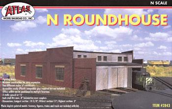 Atlas 2843 - N Scale Roundhouse Kit 