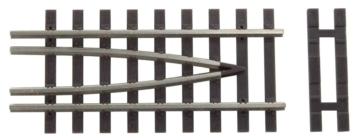 Walthers Track 10005 - HO Code 100 Nickel Silver Bridge Track End Set - Includes 2 End Track Pieces, 2 Spacer Ties