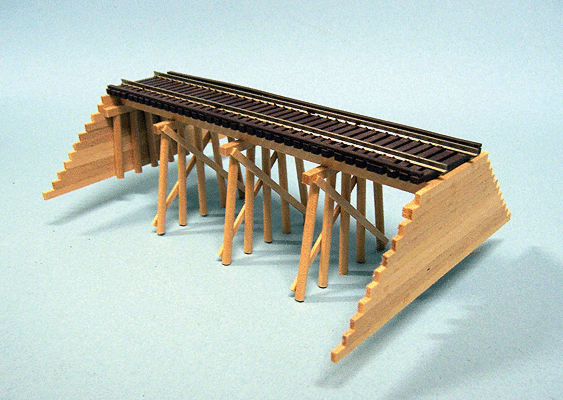 Blair Line 167 - HO Common Pile Trestle - Build Straight or Curved - Kit