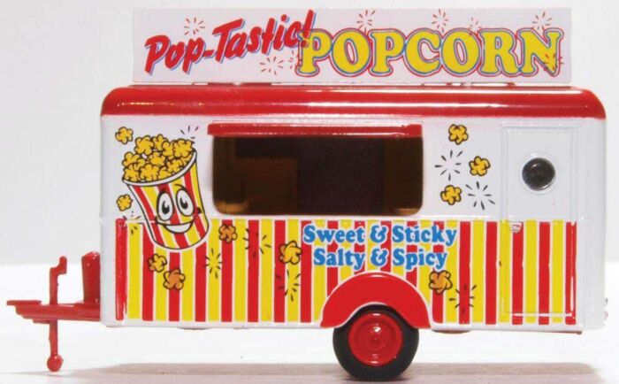 Oxford Diecast 87TR016 - HO Concession Trailer - Pop-Tastic Popcorn