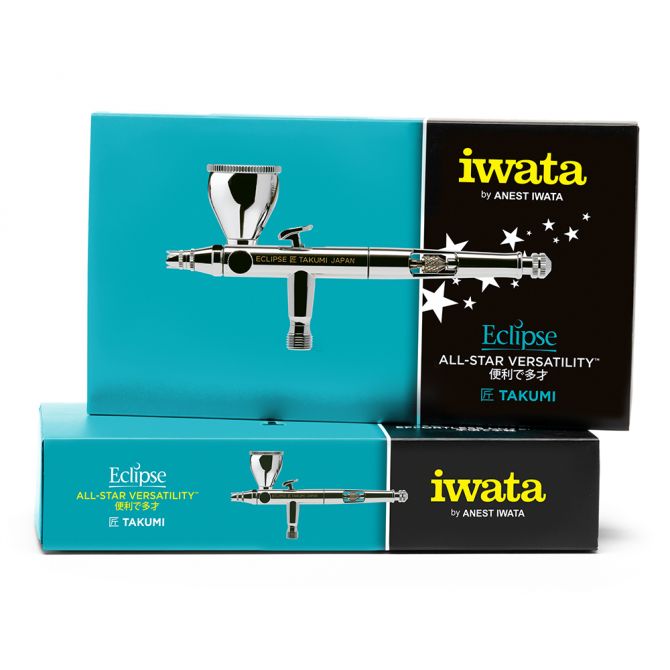 Iwata Eclipse ECL350T - Takumi Side Feed Dual Action Airbrush 
