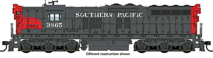 Walthers Proto 41714 - HO EMD SD9 - ESU LokSound 5 Sound & DCC - Southern Pacific #3900 - 1965 Renumbering (gray, scarlet, white) 