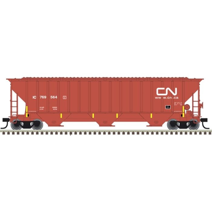 Atlas 20006655 - Trainman HO Thrall 4750 Covered Hopper - Canadian National (IC) #769606