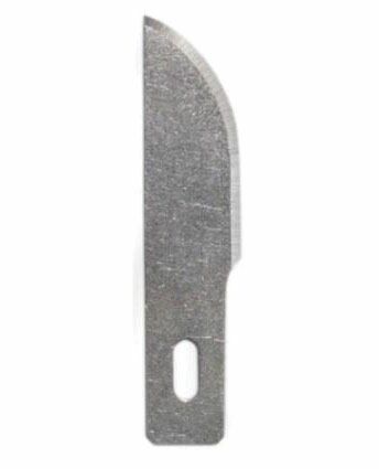 Excel Hobby 20002 - Medium & Heavy Duty Replacement Blades (Fit K2, K5 & K6 Handles) -- Curved Edge BLade pkg(5) Carded