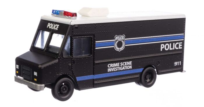 Walthers SceneMaster 12105 HO - Morgan Olson Route Star Van  - Police - Crime Scene Investigation