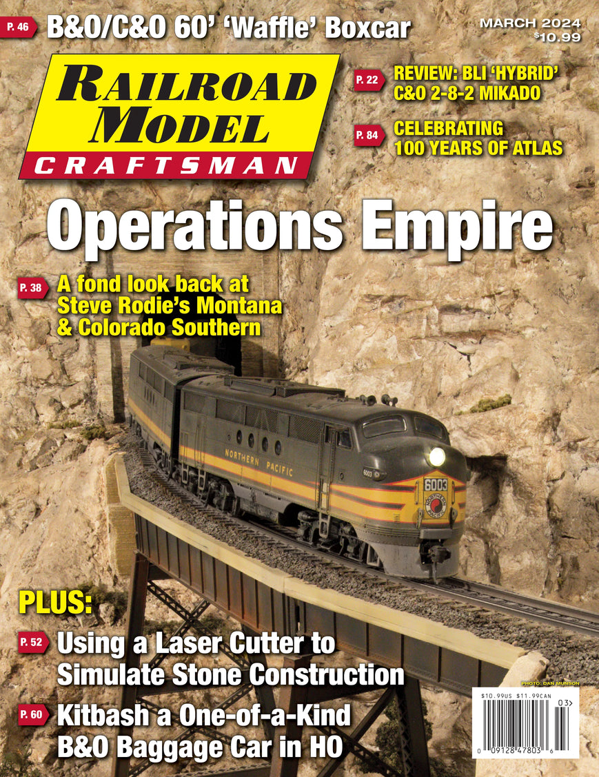 White River Productions - Railroad Model Craftsman, March 2024 - Magazine 