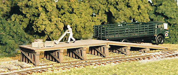 Monroe Models 2203 - HO Railroad Loading Ramp & Dock - Kit