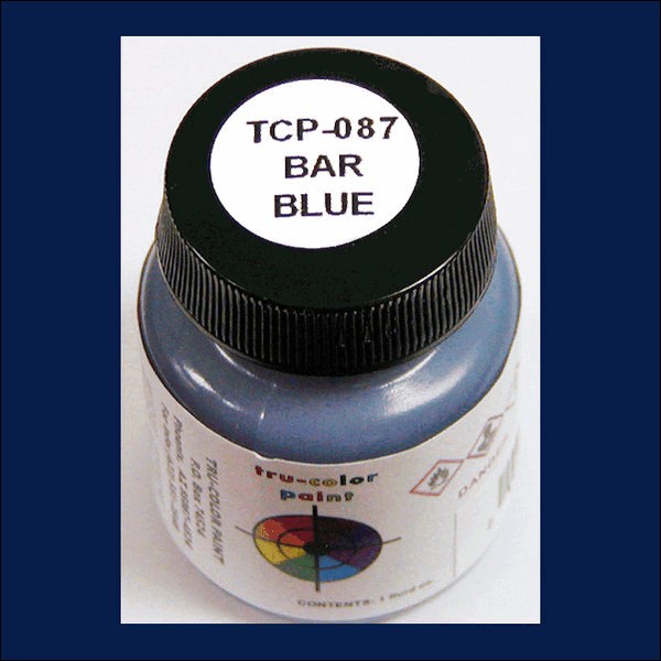Tru Color Paint 087 - Acrylic - Bangor & Aroostook Blue - 1oz