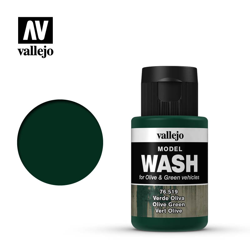 Vallejo 76519 - Model Wash - Olive Green - 35ml Bottle