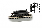 Bachmann 74405 HO  - Scale Test Weight Car - Ready to Run - Painted Unlettered - (black)