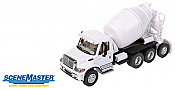 Walthers SceneMaster International 7600 4-Axle Cement Mixer - Assembled