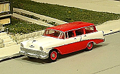 Sylvan Scale Models V-297 HO Scale - 1956 Chevy 210 Four Door Station Wagon - Unpainted and Resin Cast Kit