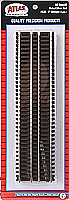 Atlas Model Railroad 520 - HO Code 83 Snap Track - 9in Straight Sections (6/pkg)